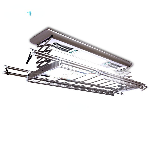 Smart Home Automation Telescopic Rod Clothes Rack Descending Racks Electric  Dryer Rack Ceiling